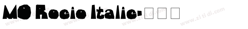 MO Rocio Italic字体转换